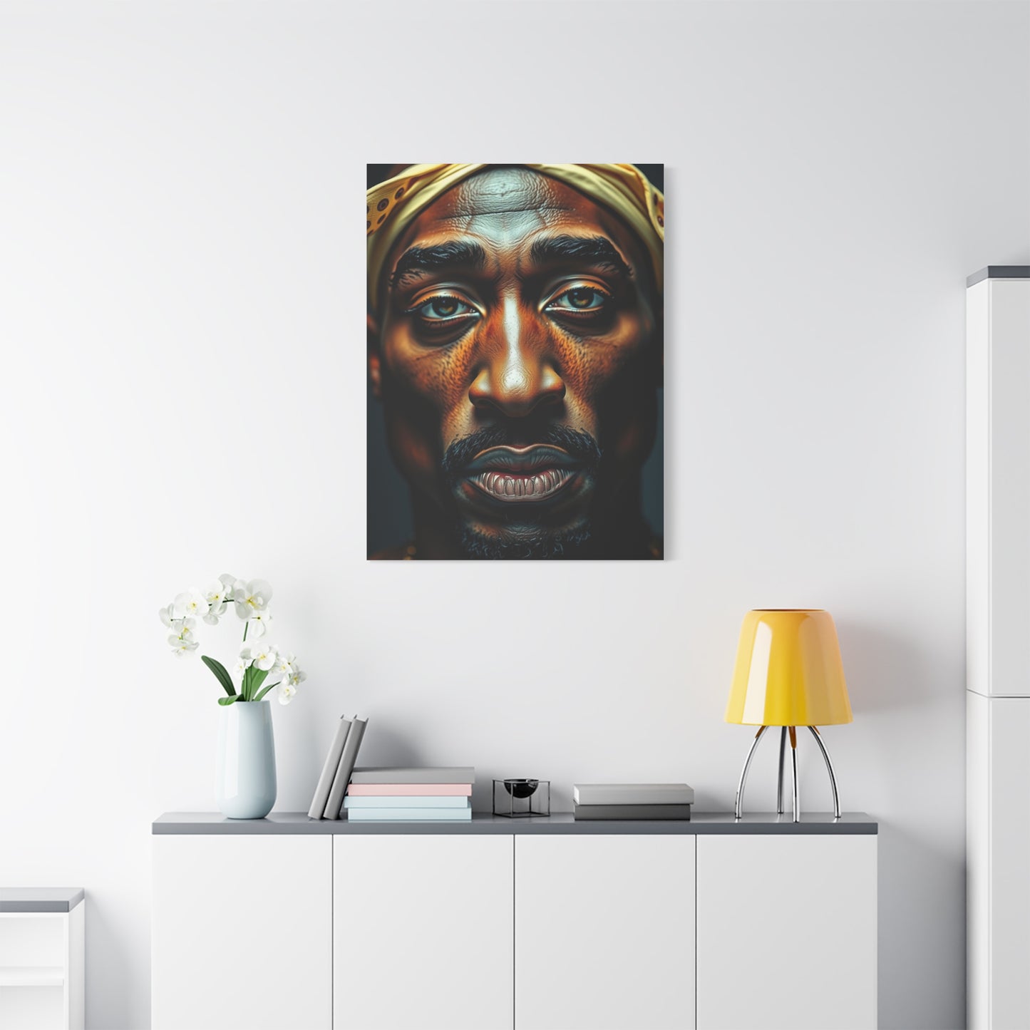 Gilded Hip-Hop Icon Wall Art & Canvas Print