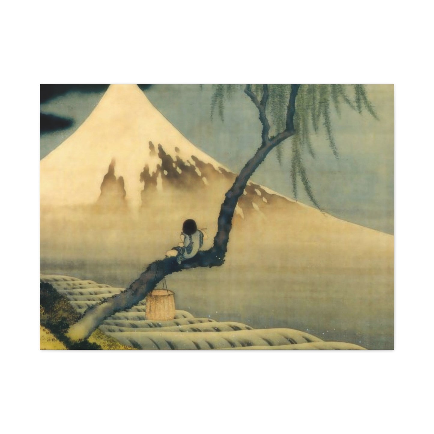 Katsushika Hokusai Boy On Mount Fuji Wall Art & Canvas Prints