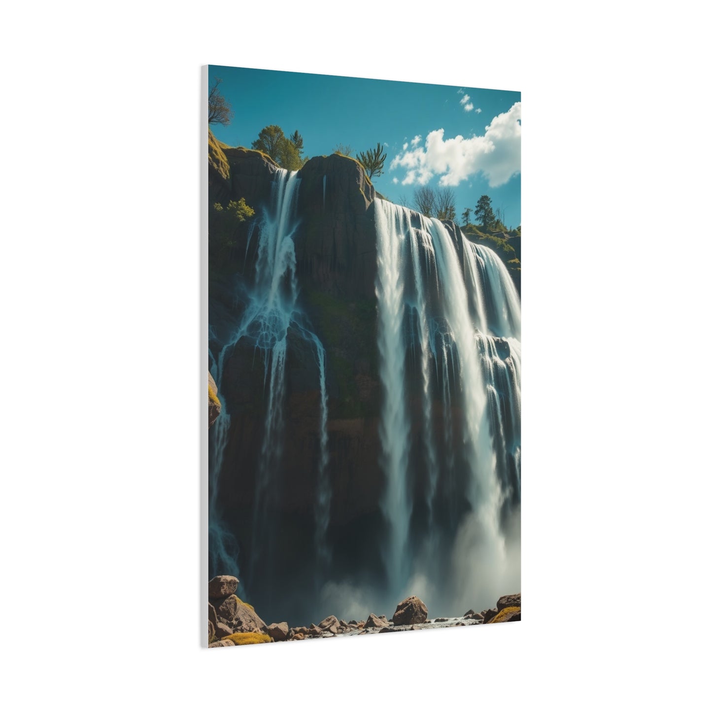 Disassembled Waterfall Reverie Wall Art & Canvas Print