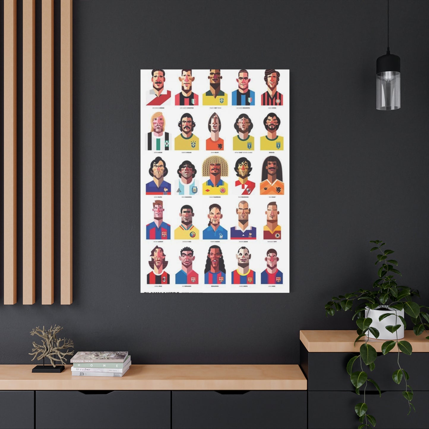 Animated Faces Of Football Wall Art & Canvas Prints