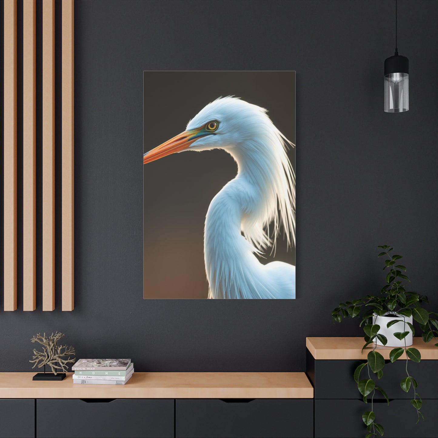 Elite Egret Art Vision Wall Art & Canvas Print