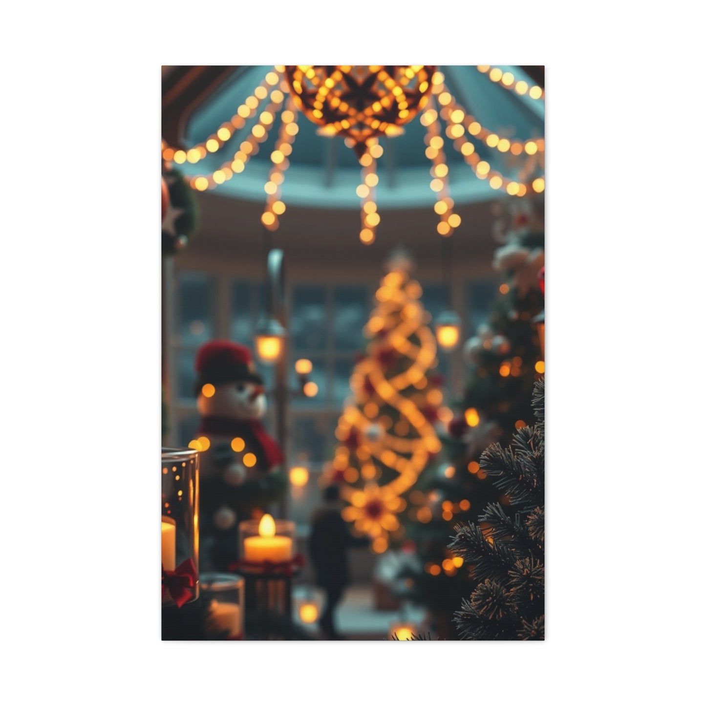 Yuletide Elegance Canvas Wall Art & Canvas Print