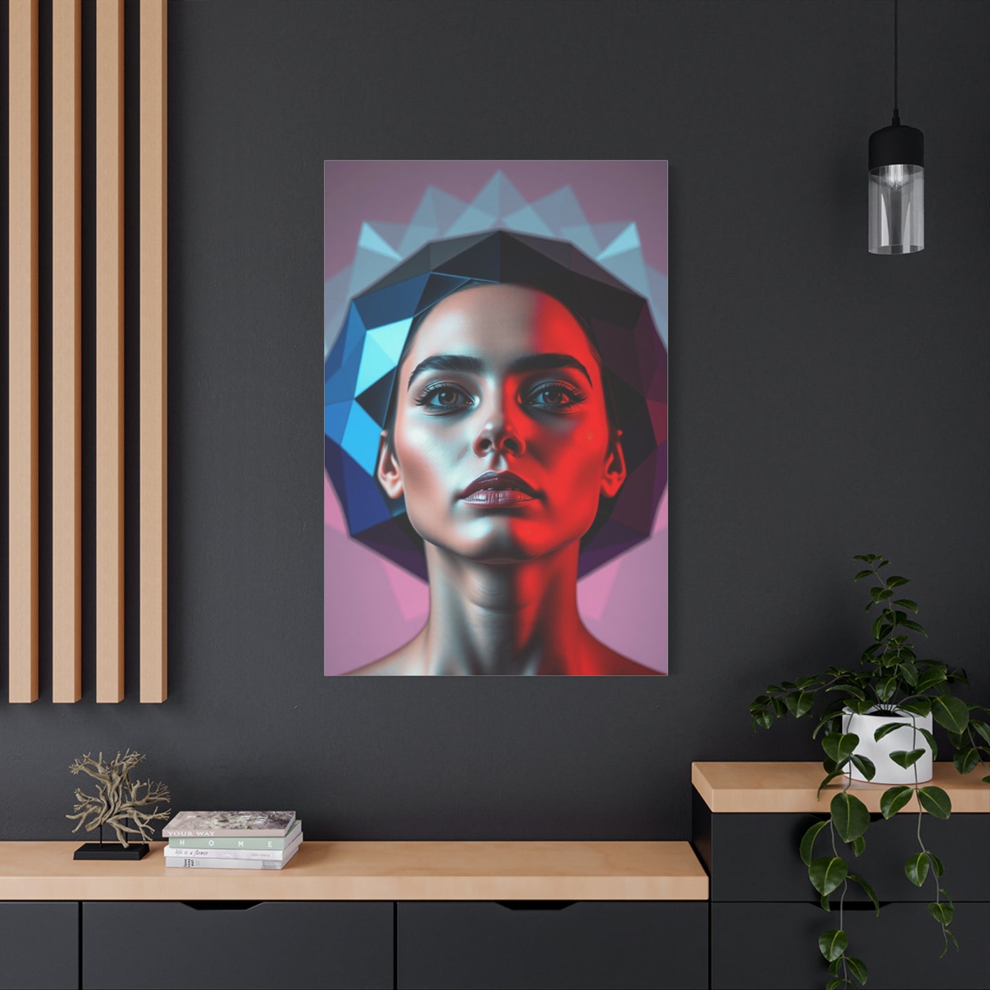 Celestial Geometric Elegance Wall Art & Canvas Print