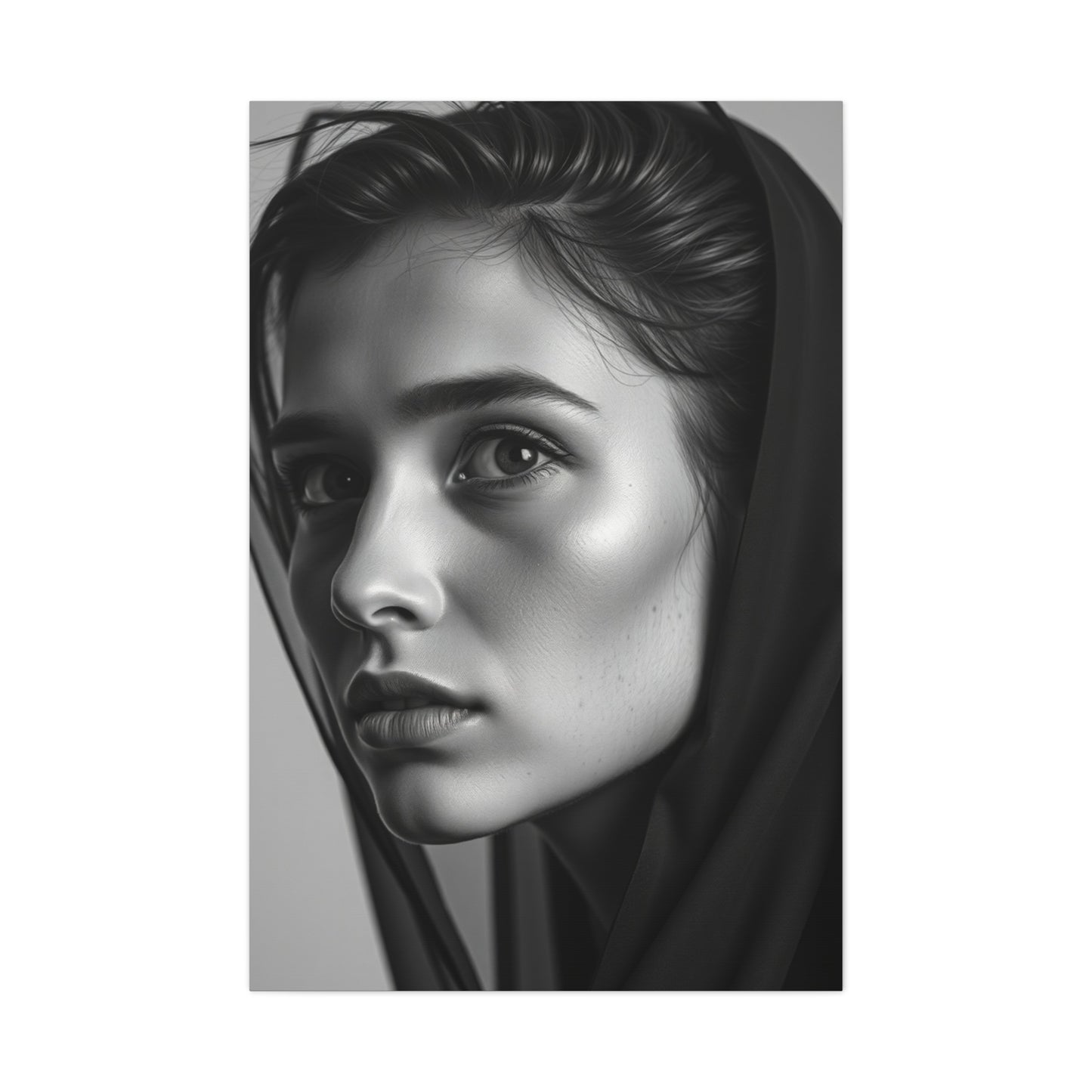 Monochrome Elegance Canvas Wall Art & Canvas Print