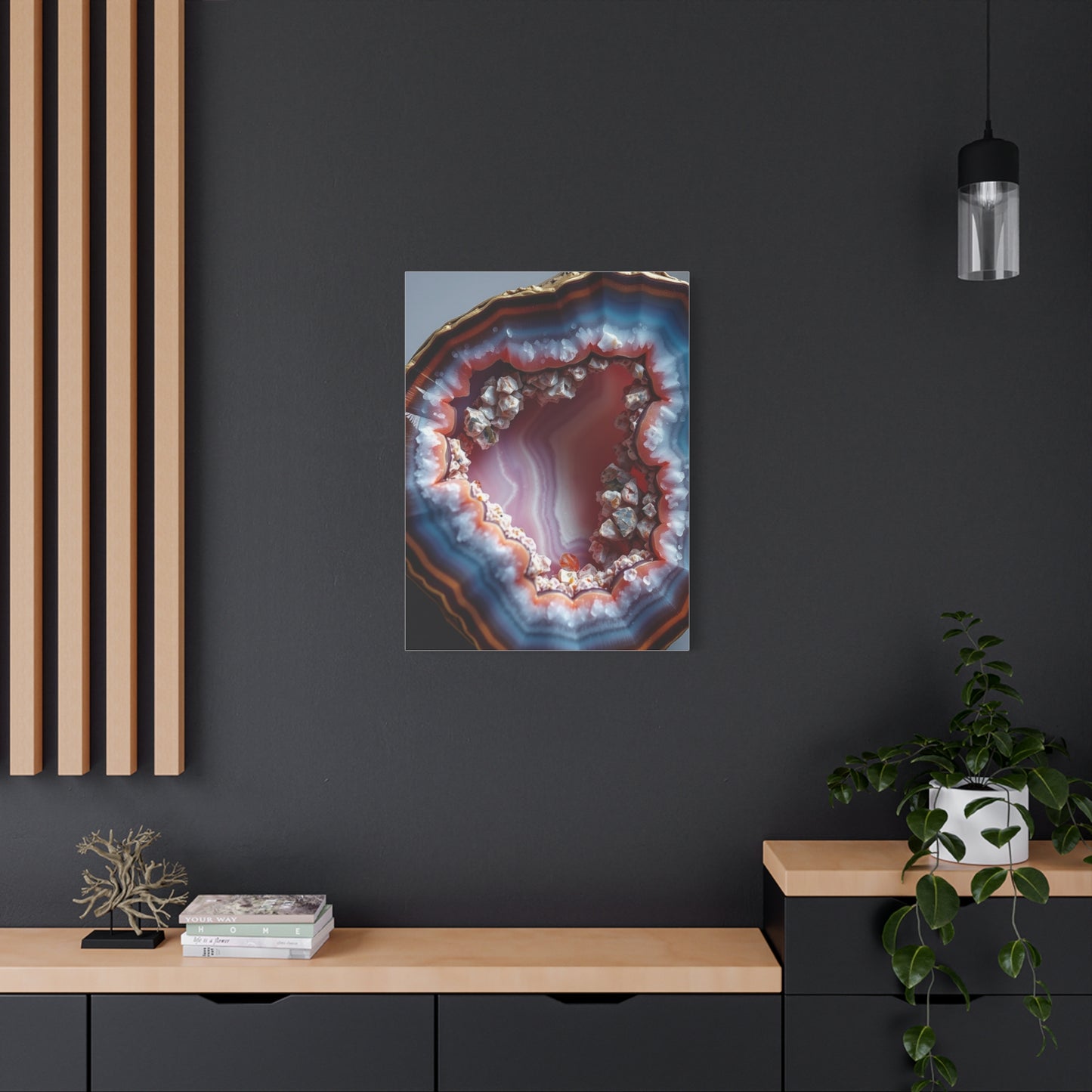 Agates, Geodes & Minerals Wall Art Canvas Art 1 Wall Art & Canvas Print