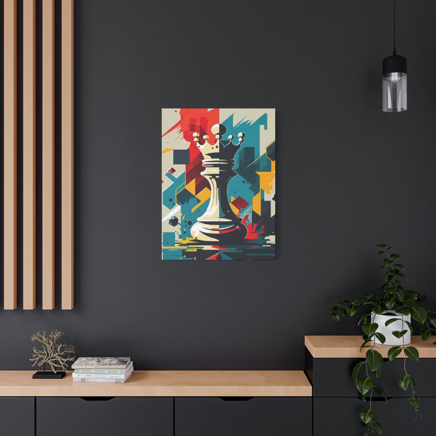 Abstract Chess Piece Wall Art & Canvas Prints