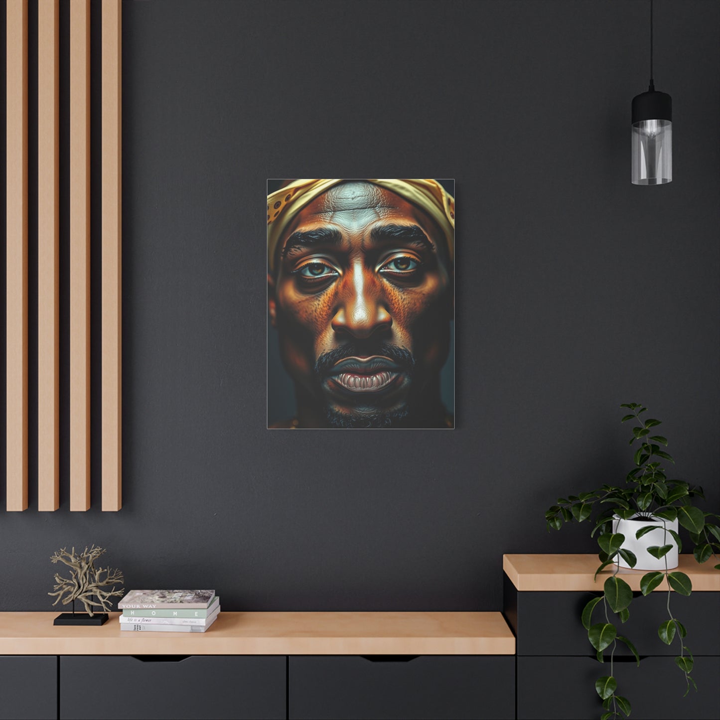 Gilded Hip-Hop Icon Wall Art & Canvas Print