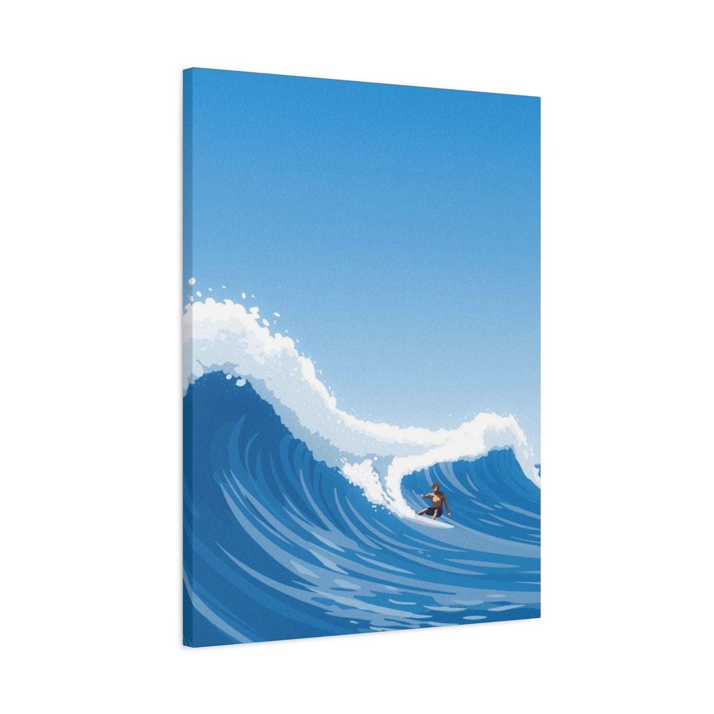 Large Abstract Surfing Wave Wall Art & Canvas Prints