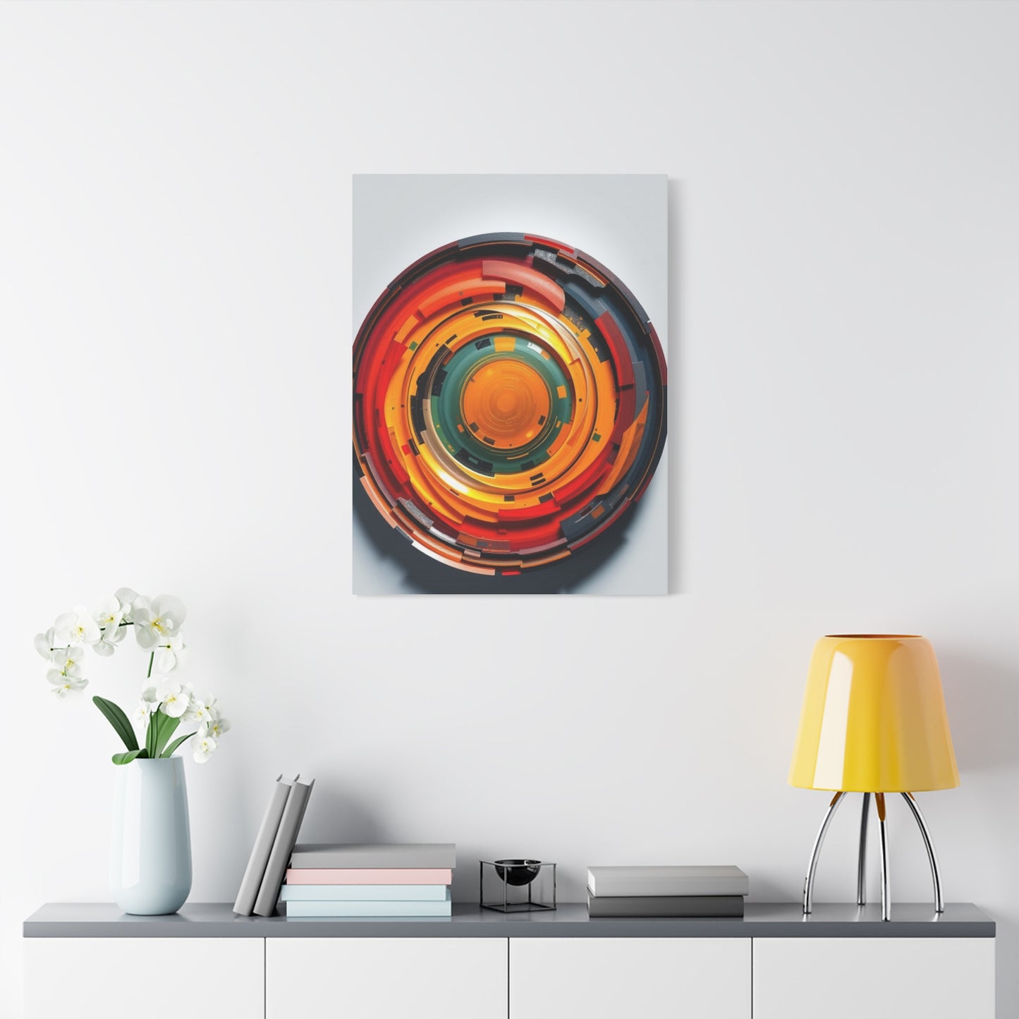 Orbital Abstraction Elegance wall art & canvas print