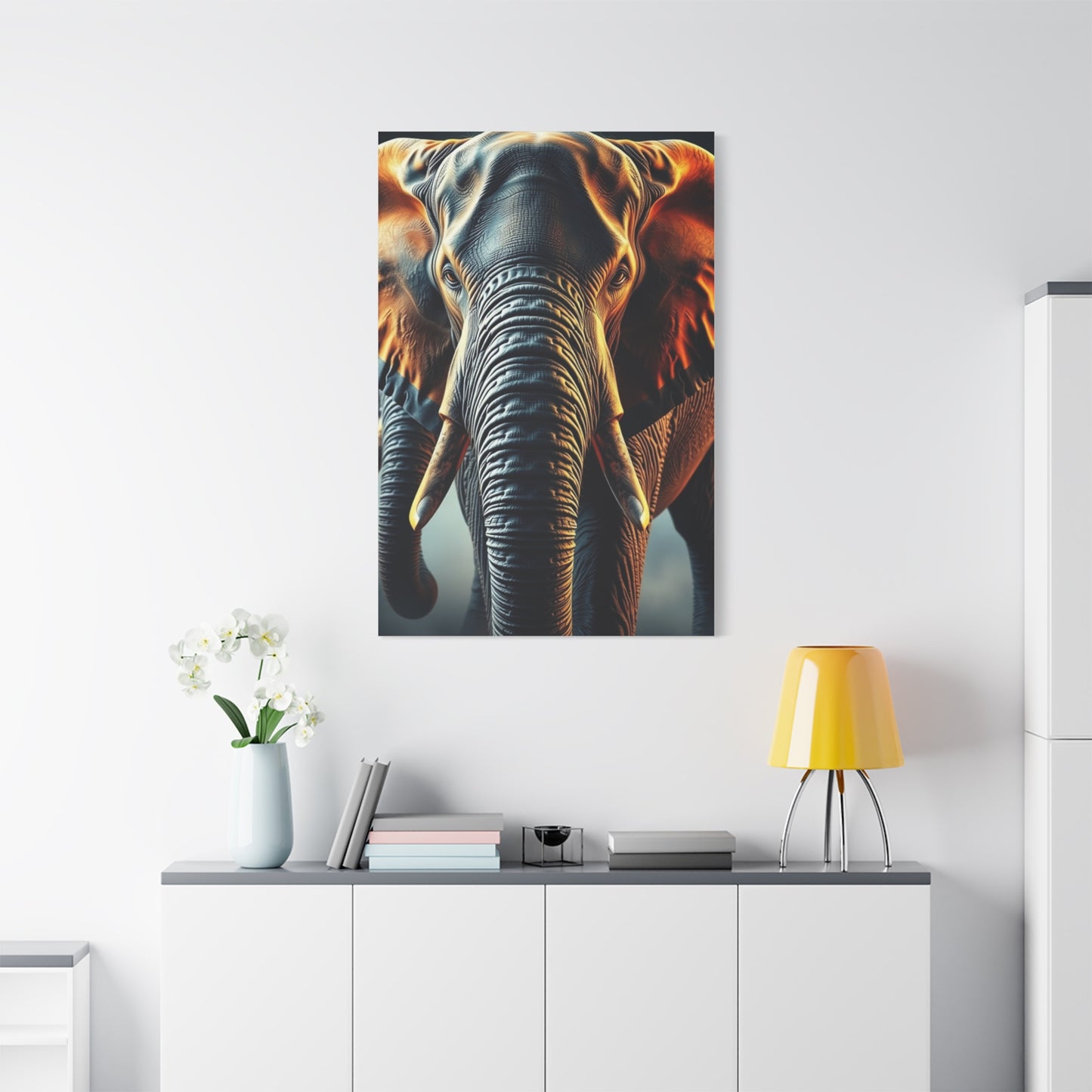 Ivory Monarch Canvas Wall Art & Canvas Print