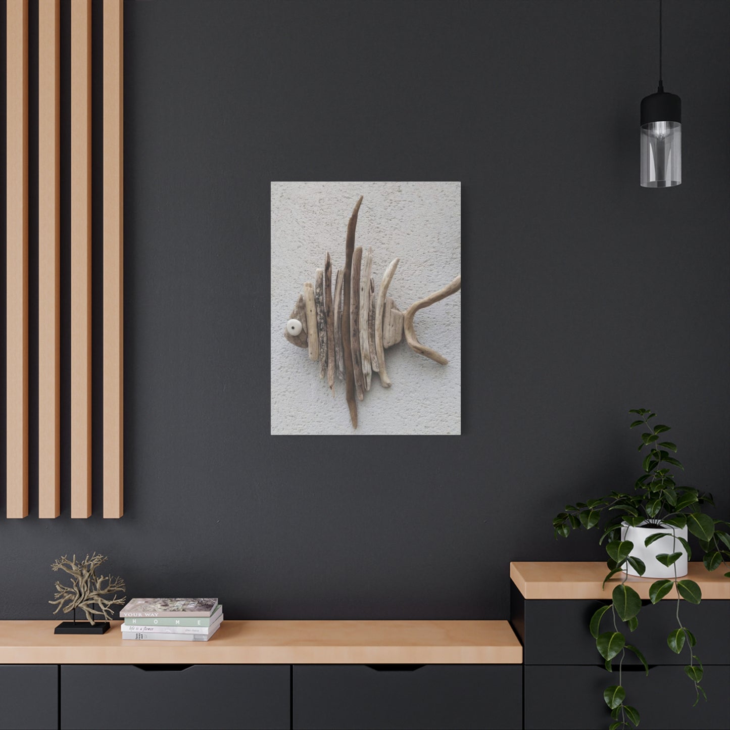 Driftwood Fish Wall Art & Canvas Prints
