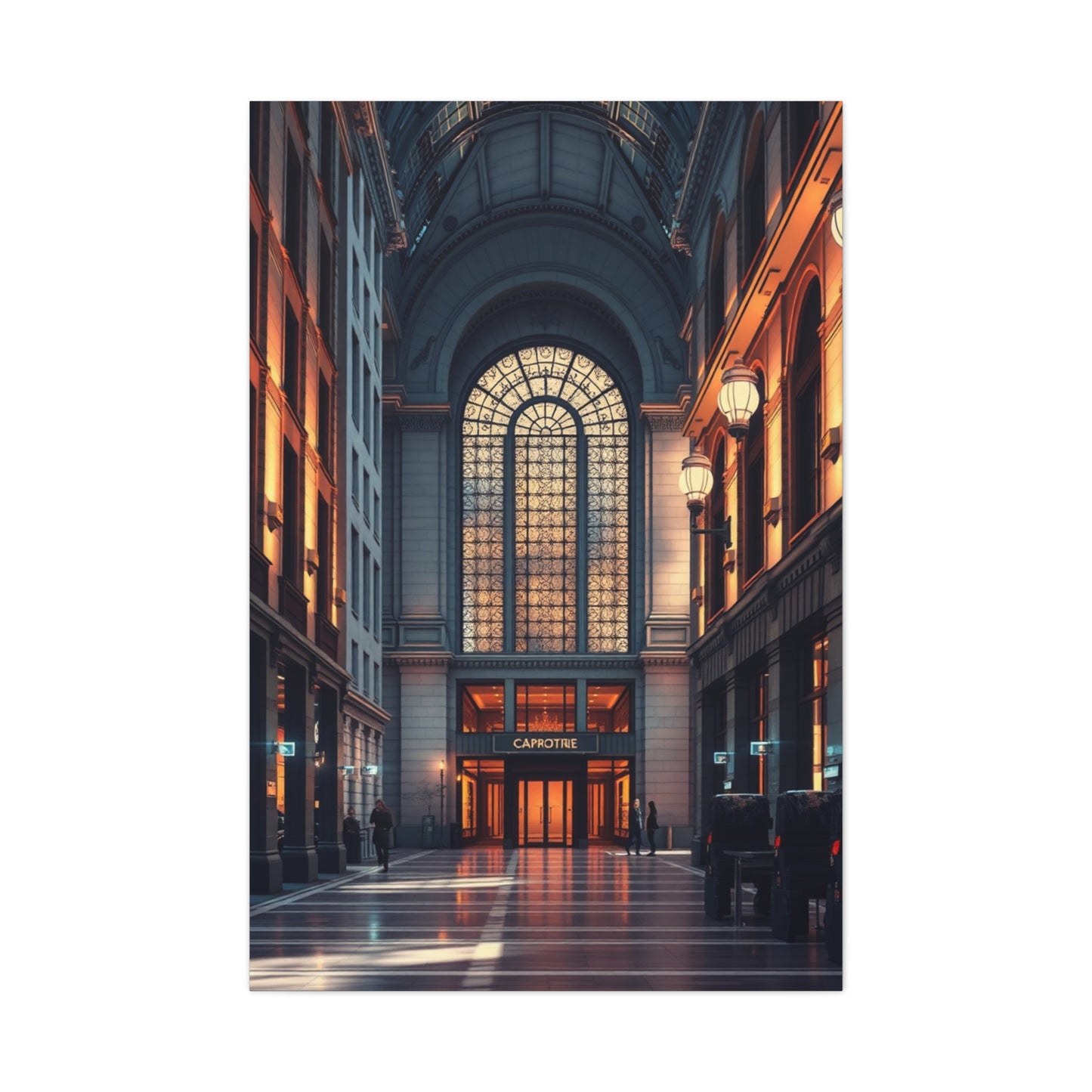 Architectural Symphony Canvas Wall Art & Canvas Print