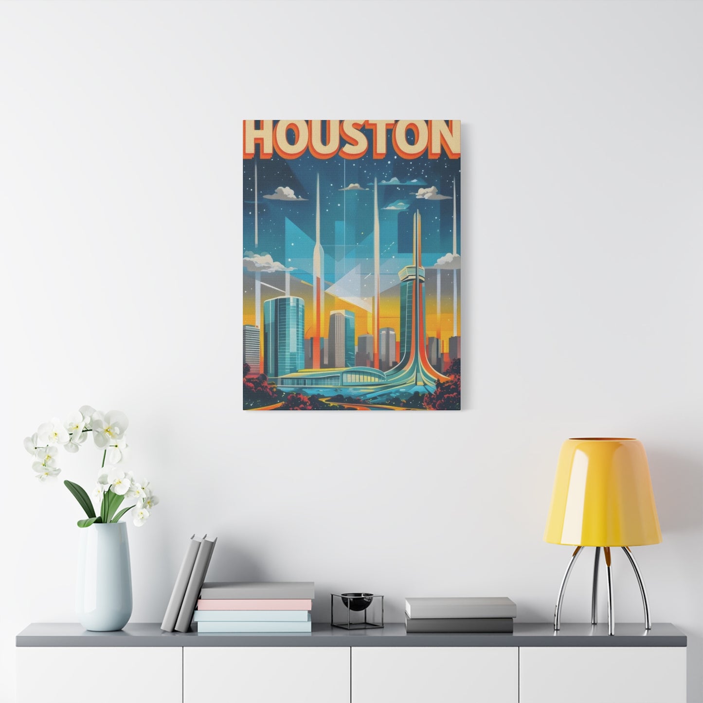 Houston Skyline Dynamic Wall Art & Canvas Prints