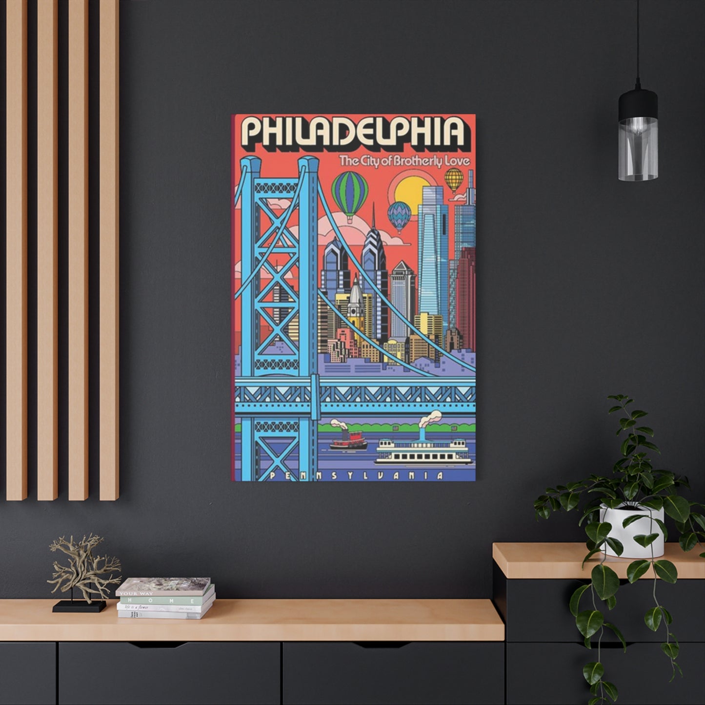 The City Of Brotherly Love Poster Wall Art & Canvas Prints