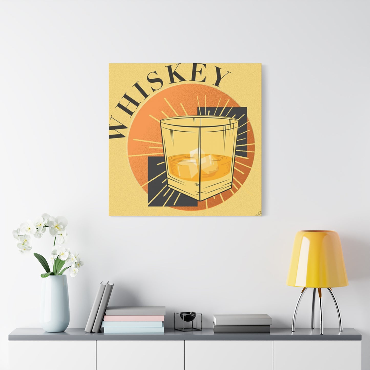 Whiskey Abstract Drinks Wall Art & Canvas Prints