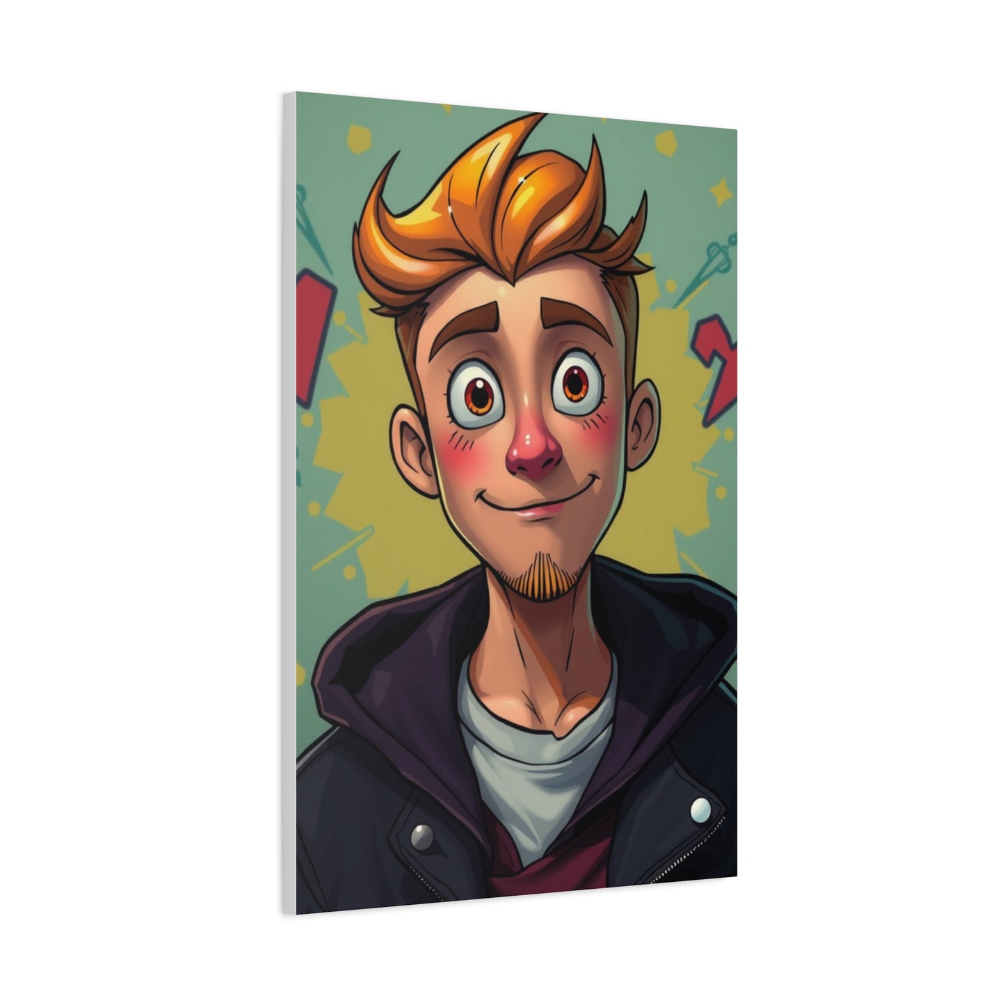 Sophisticated Cartoon Fusion Wall Art & Canvas Print