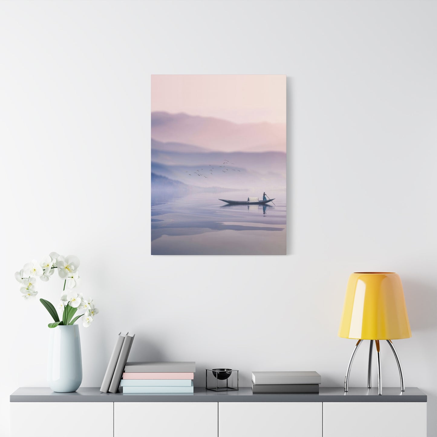 Clear Water Boat Wall Art & Canvas Prints