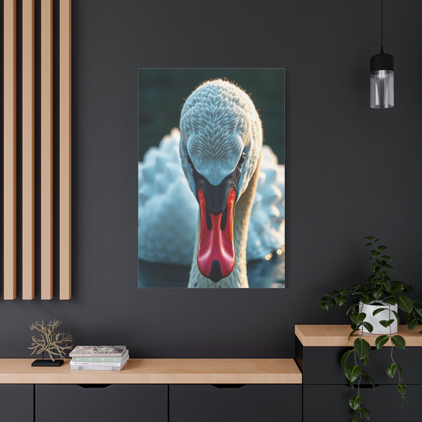 Swan Art Canvas Art 9 Wall Art & Canvas Print