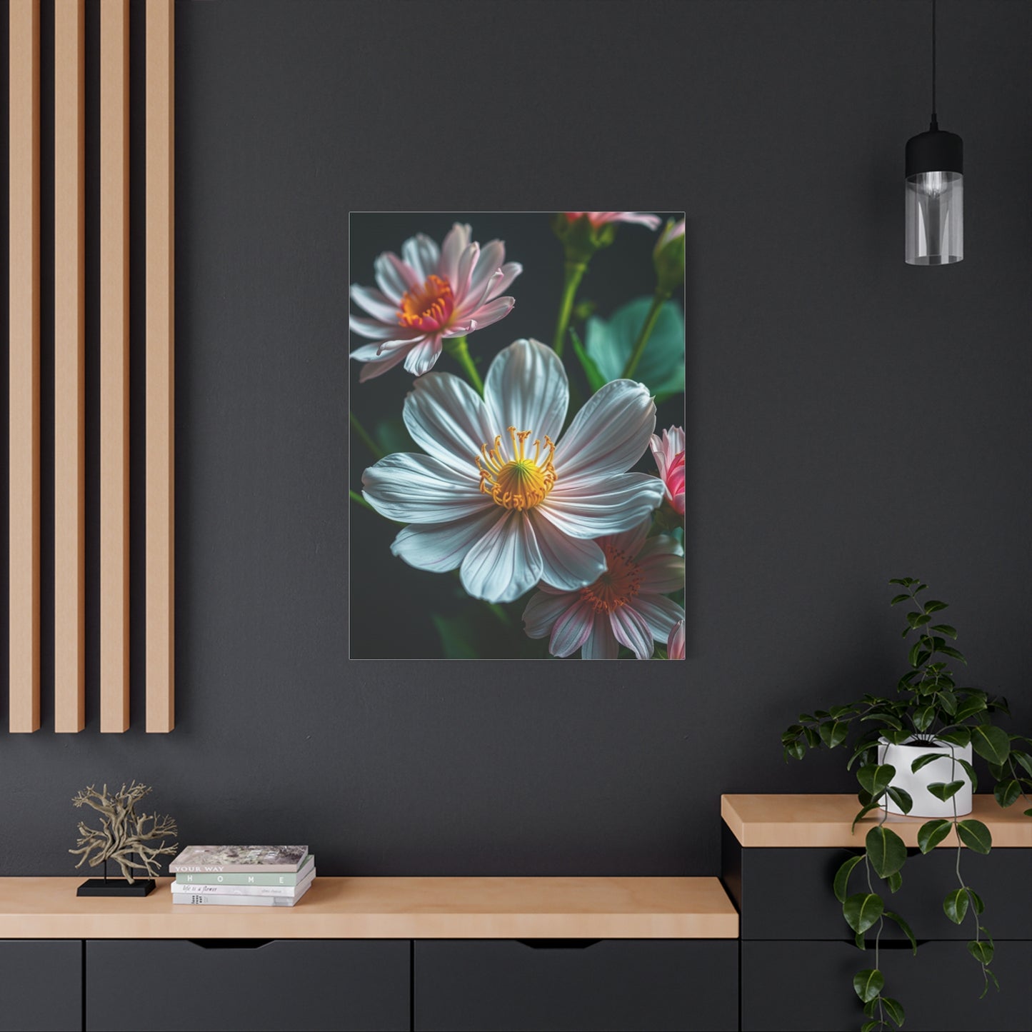 Chic Flora Panorama Wall Art & Canvas Print