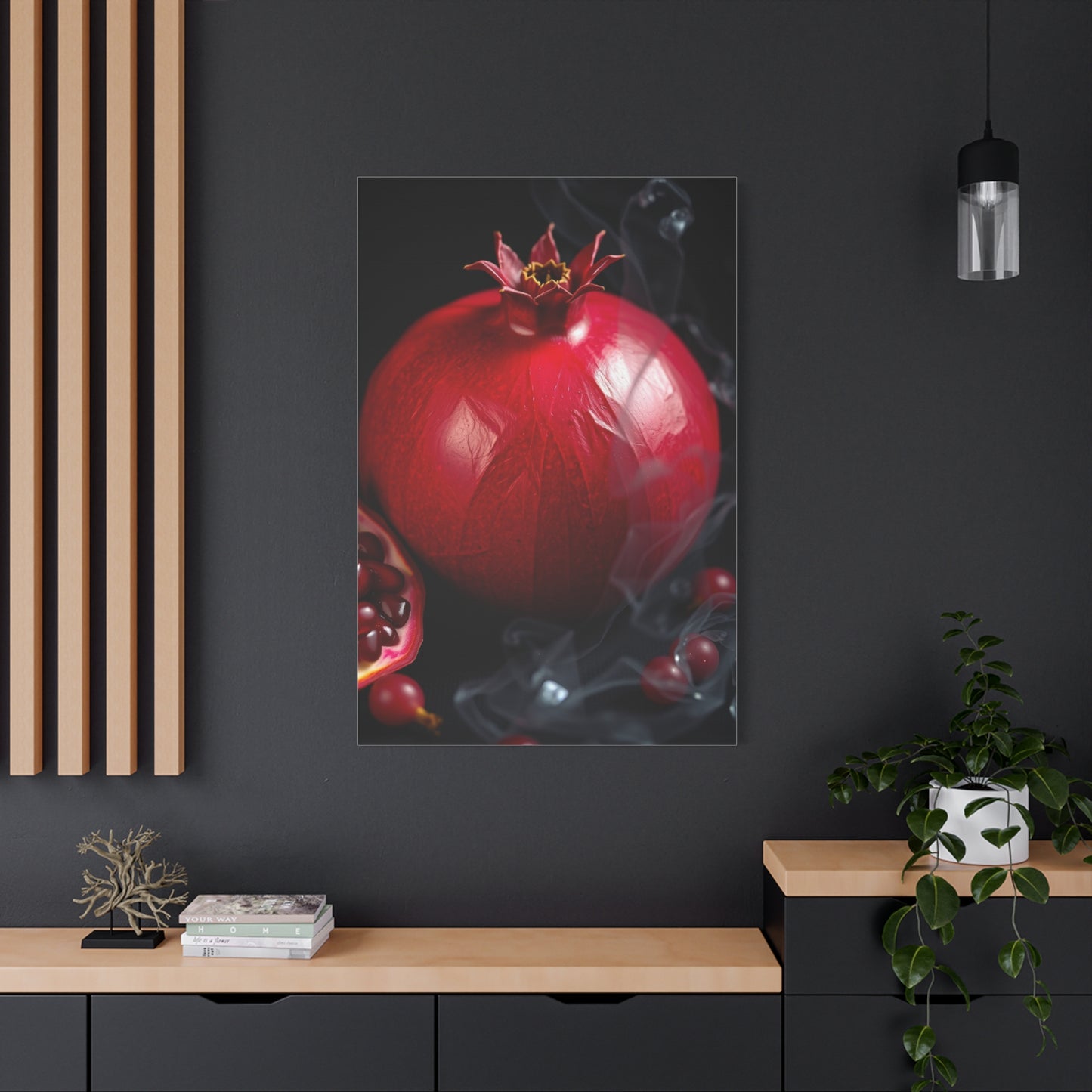 Deep Scarlet Enchantment Wall Art & Canvas Print