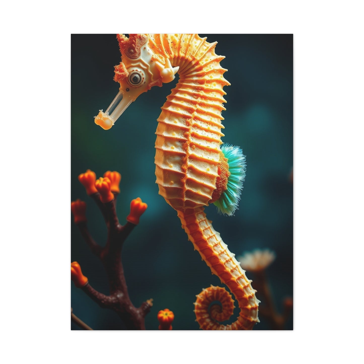 Seahorse Art Canvas Art 7 Wall Art & Canvas Print