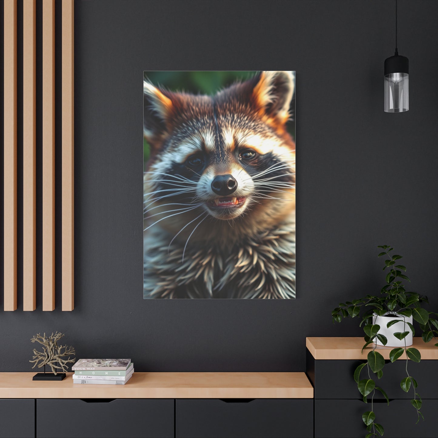 Masterpiece Raccoon Art Vision Wall Art & Canvas Print
