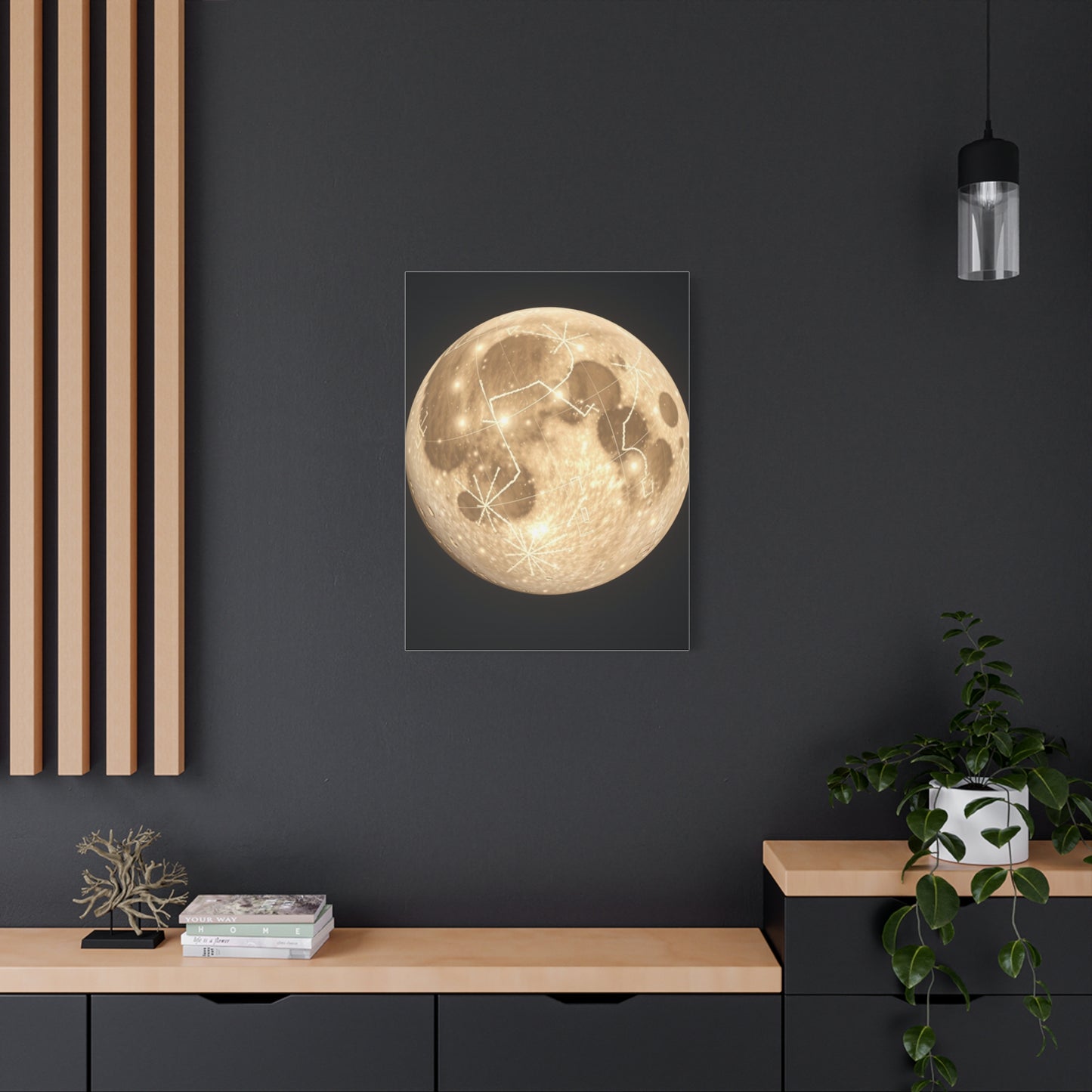 Moon Art Premium Canvas 18 Wall Art & Canvas Print