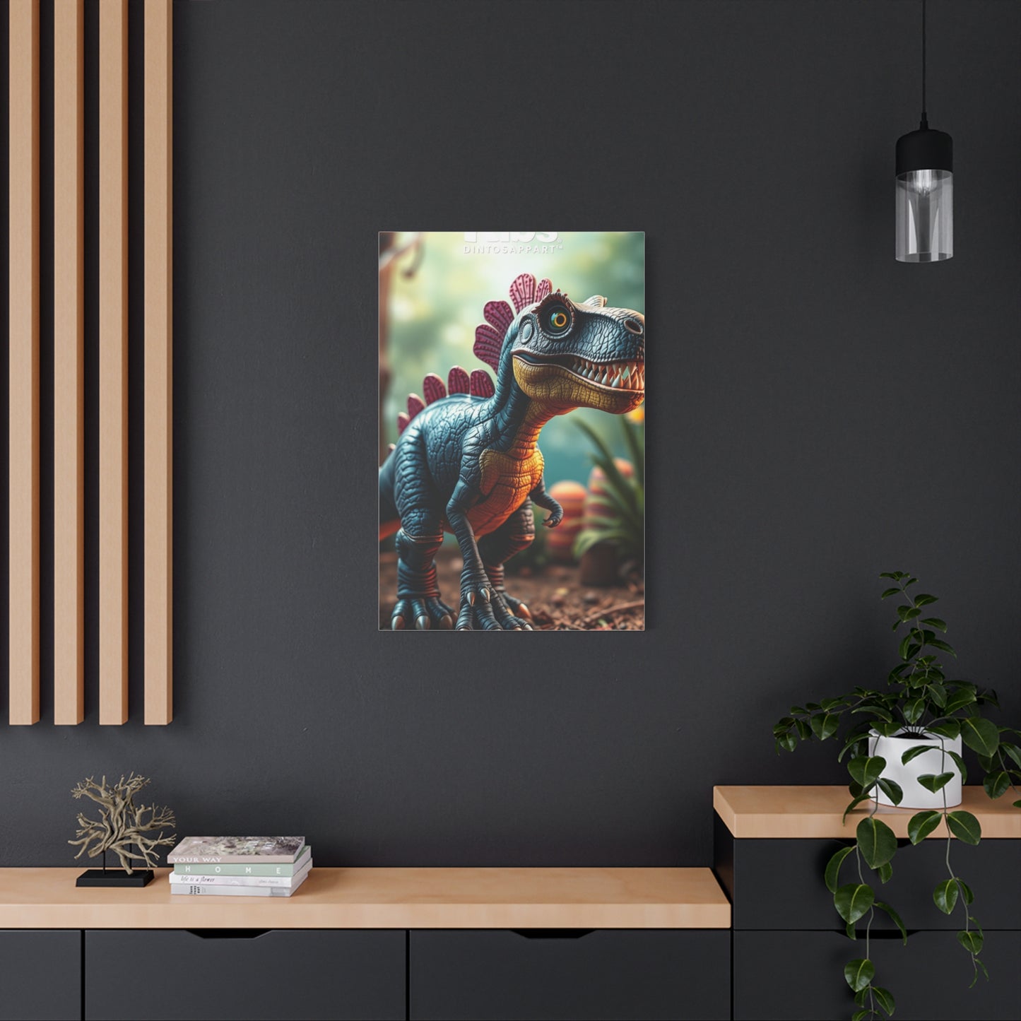 Kid’s Dinosaur Art Canvas Art 4 Wall Art & Canvas Print
