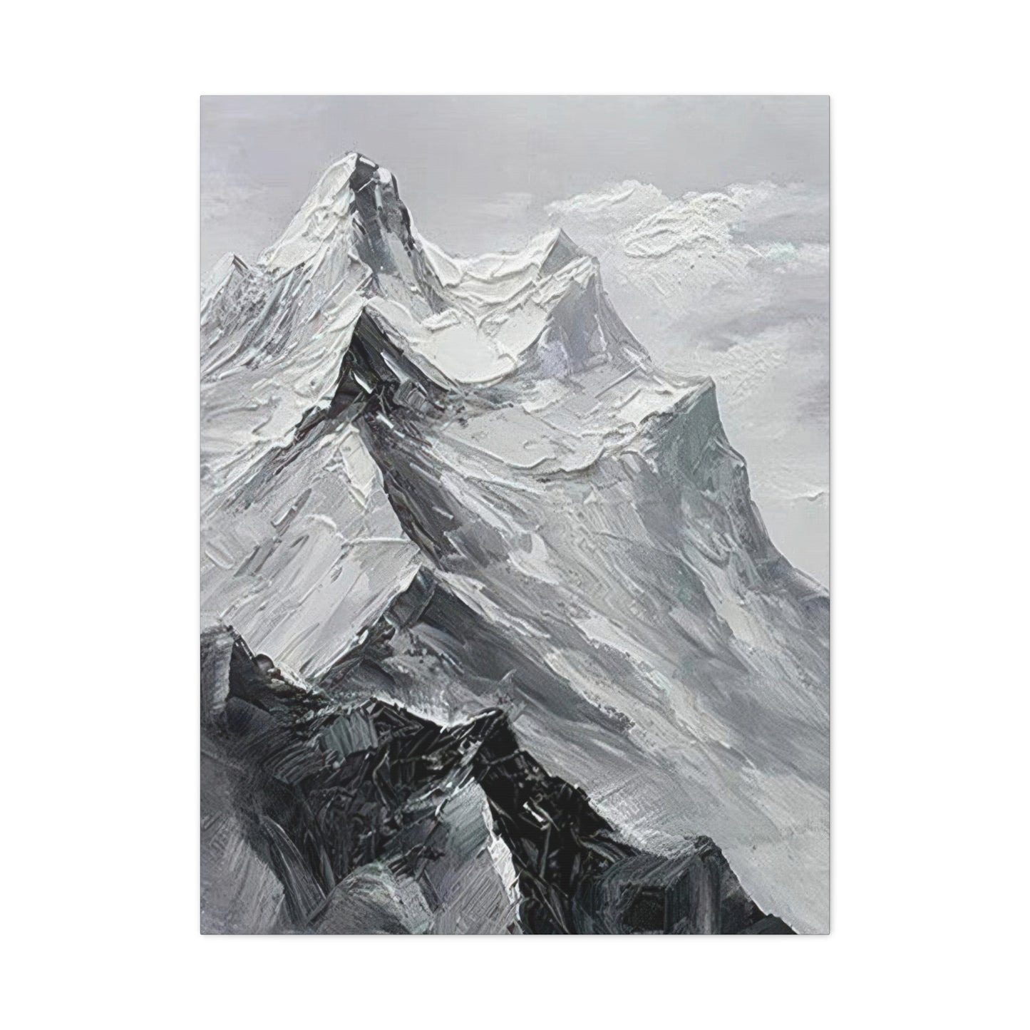 High Mountains Grey Wall Art & Canvas Prints