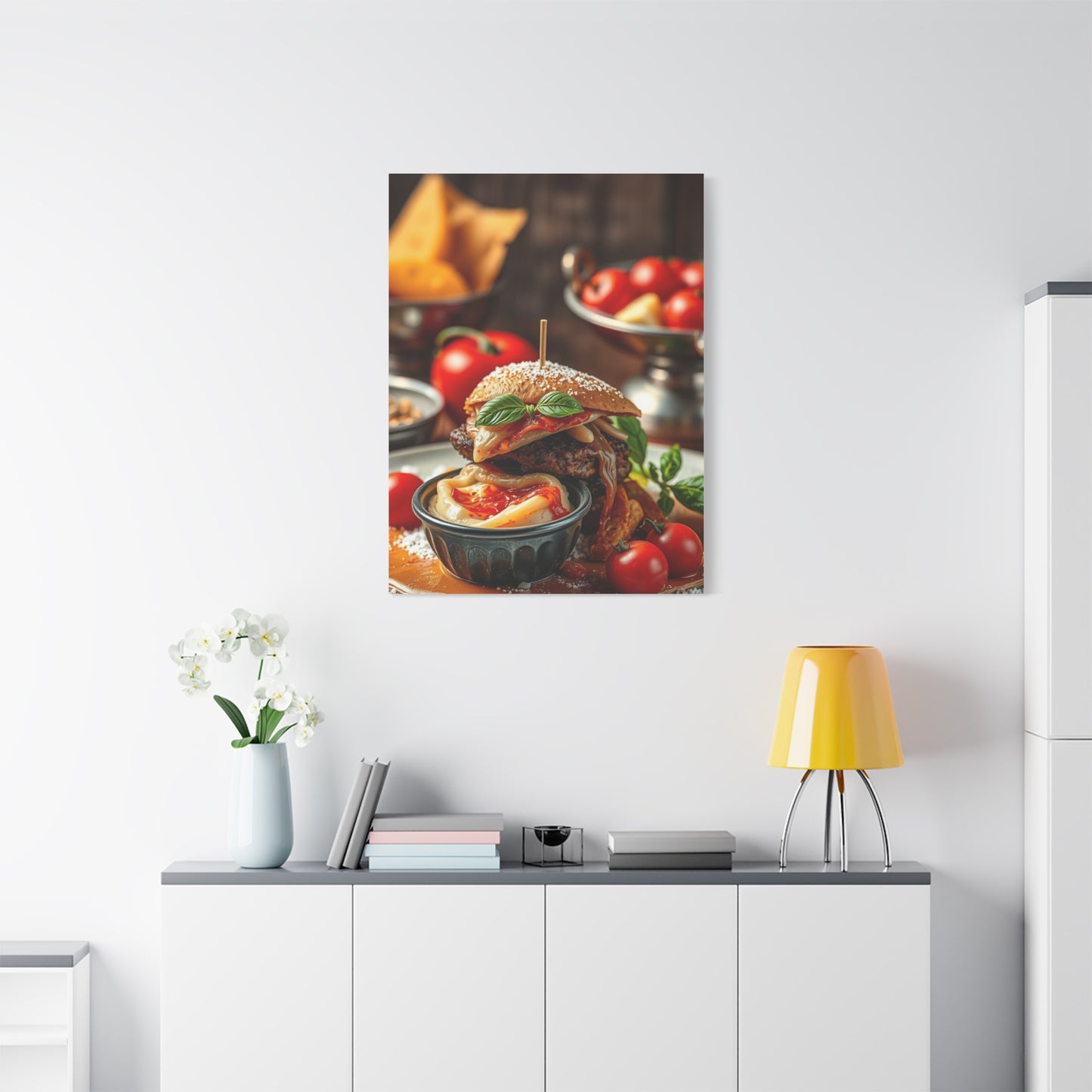 Italian Food Art Luxury Canvas Wall Art & Canvas Print