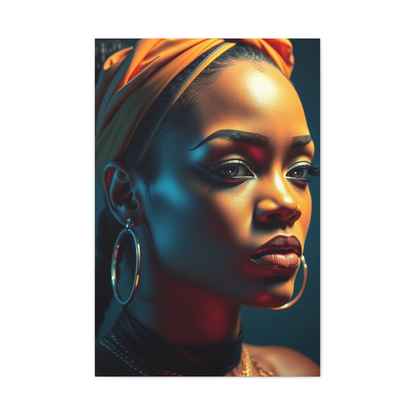 Glamorous Rihanna Artistry Canvas Wall Art & Canvas Print