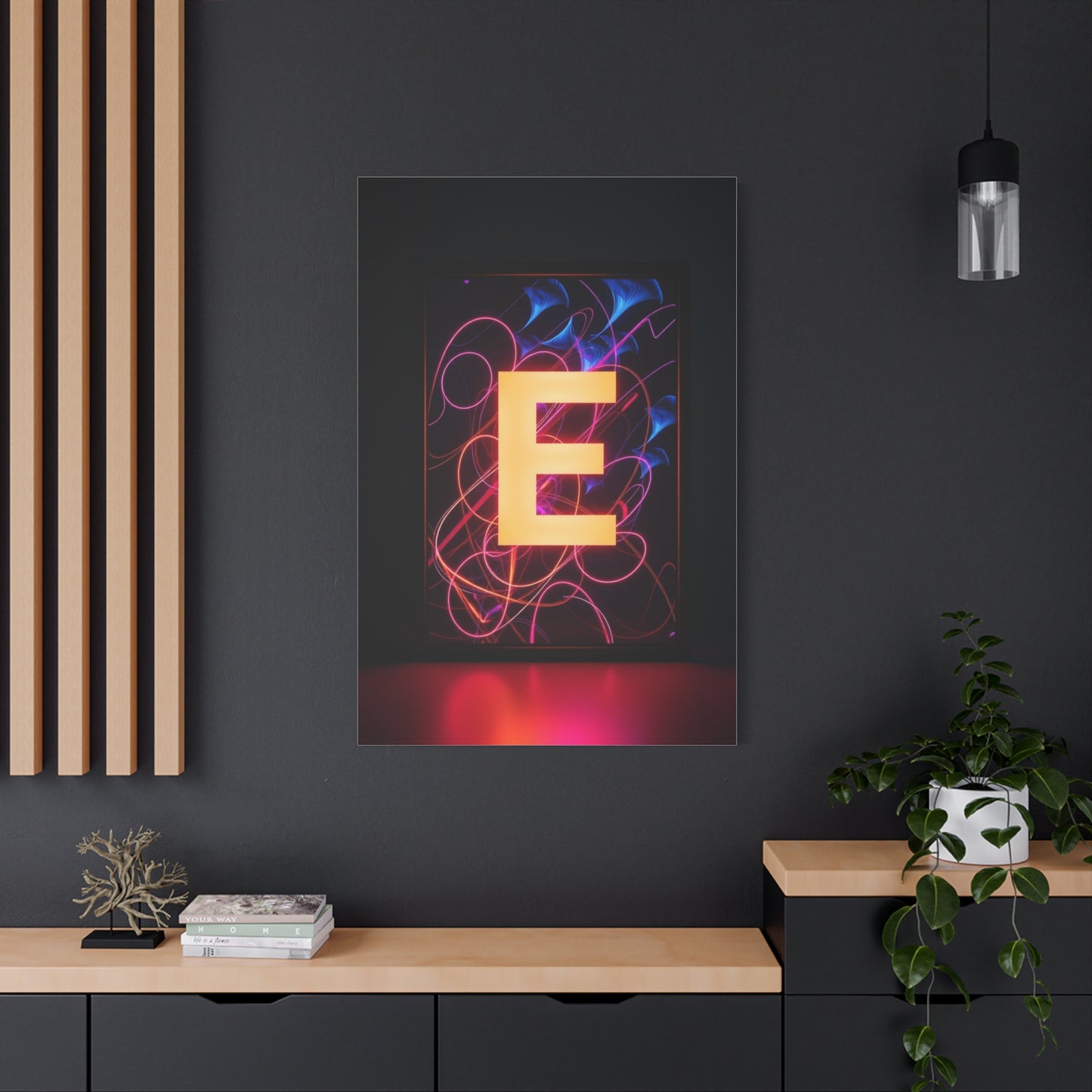 The Letter E - Art Canvas Art 1 Wall Art & Canvas Print