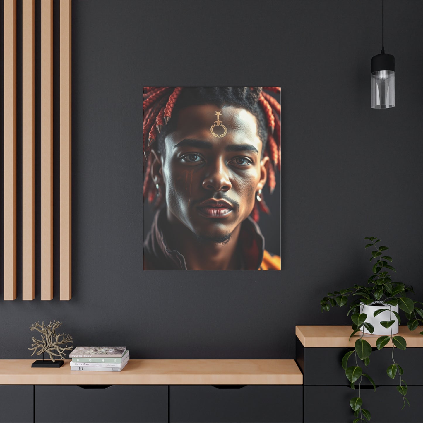 Vivid Symphony Portraiture Wall Art & Canvas Print