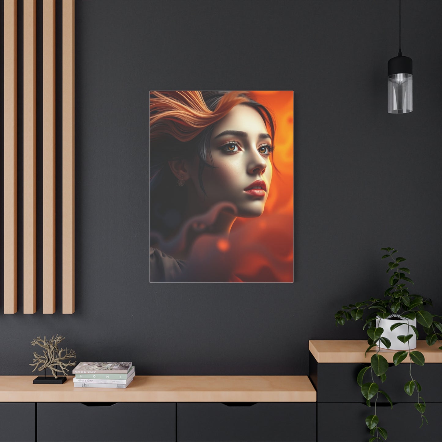 Opulent Sienna Harmony Wall Art & Canvas Print