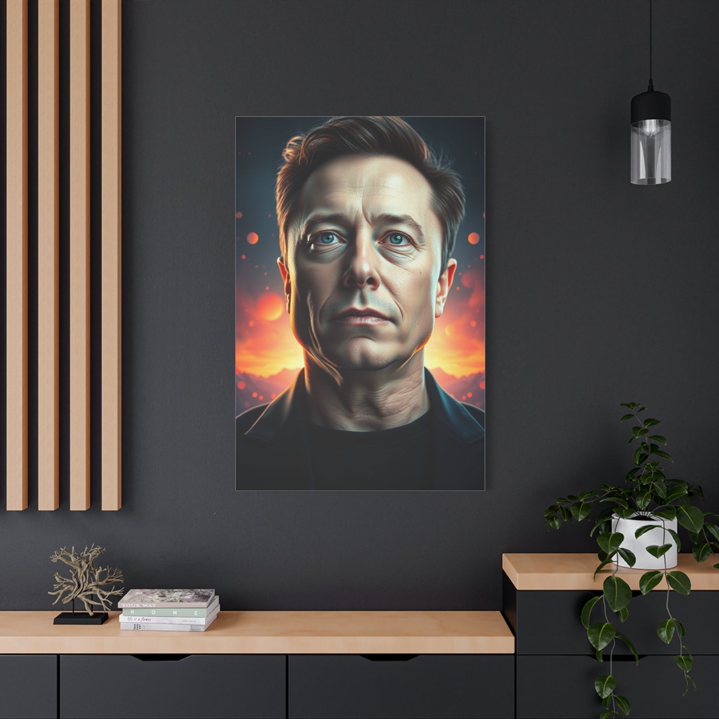 Elon Musk Art Refined Canvas Wall Art & Canvas Print