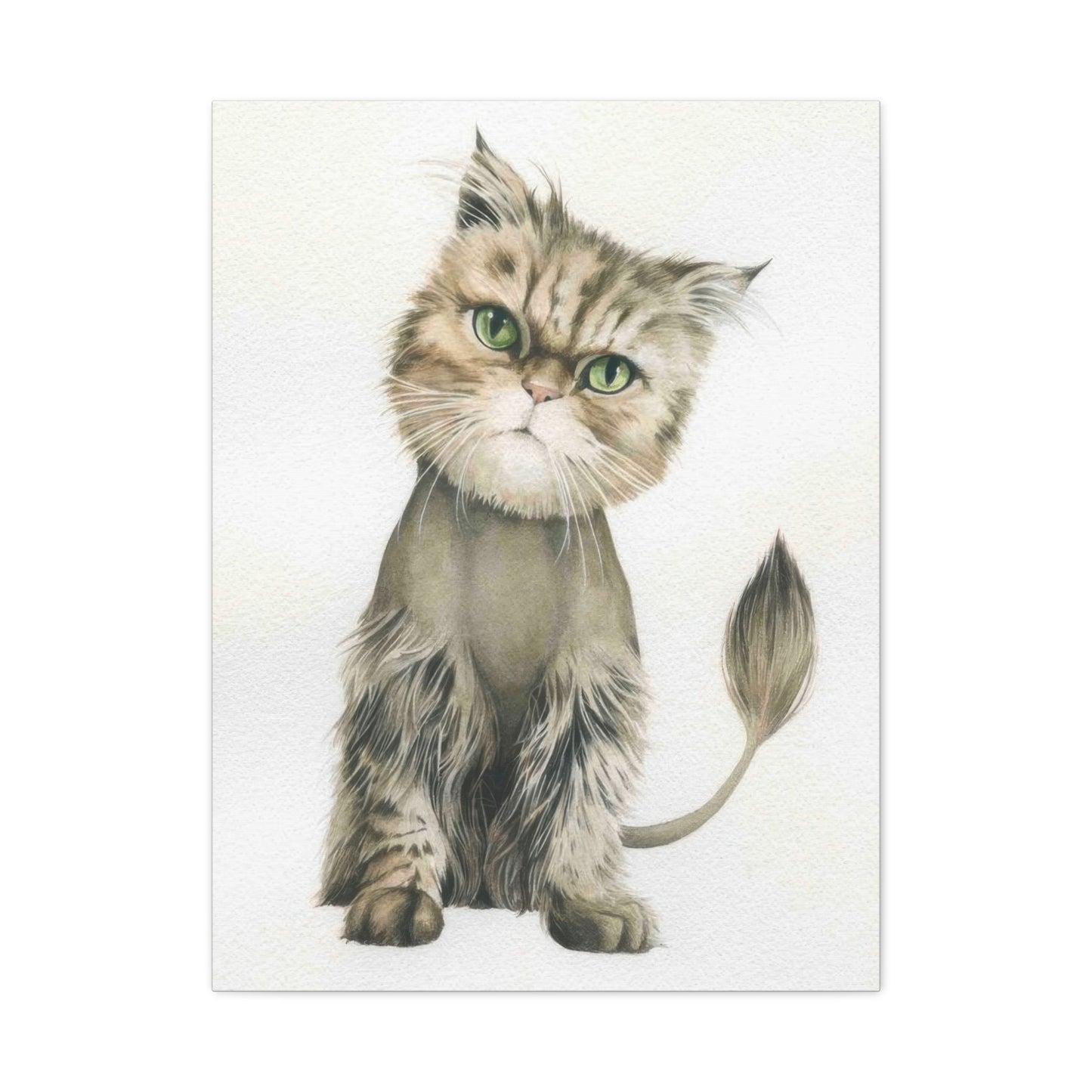 Grace Pop Cat Portrait Wall Art & Canvas Prints