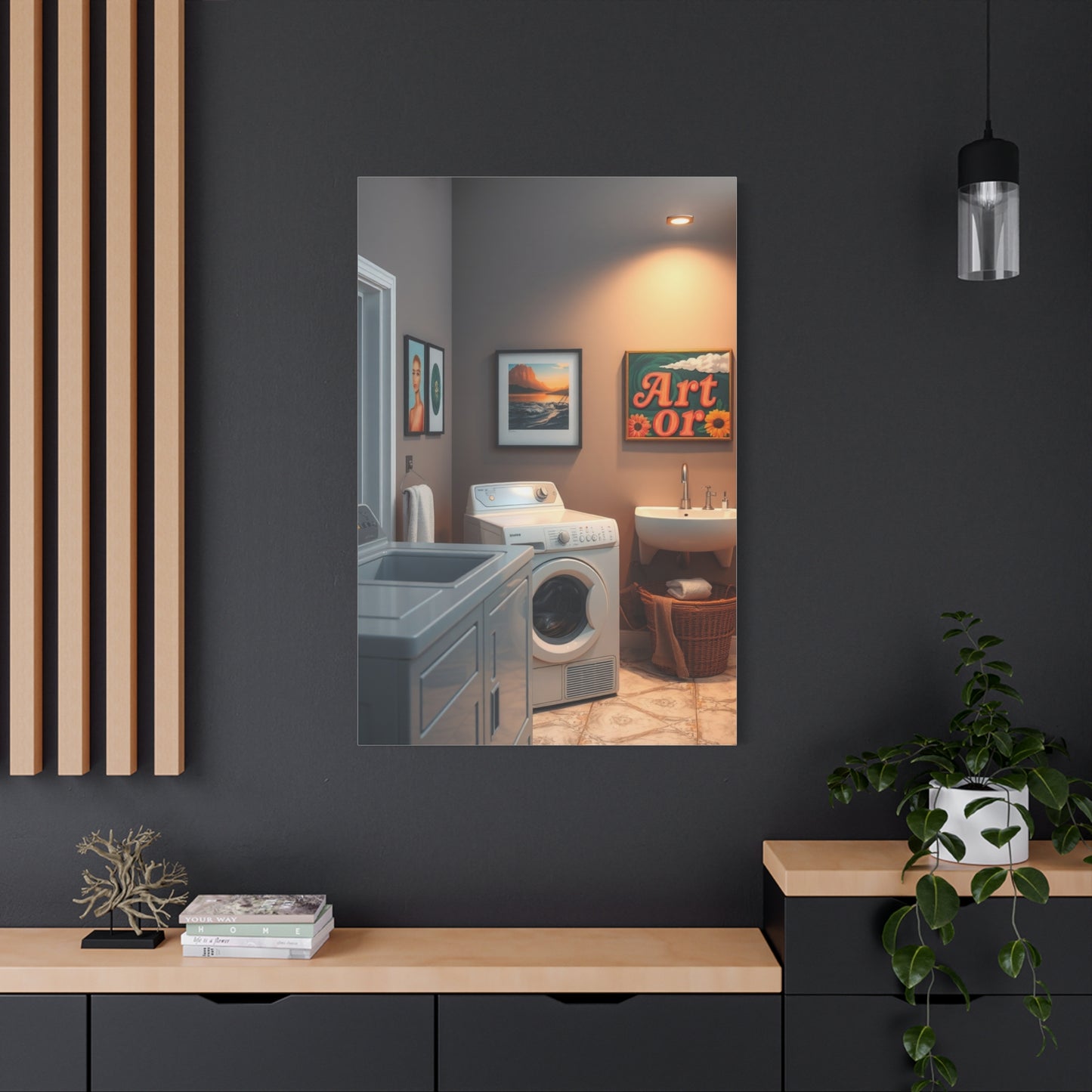 Laundry Room Art Refined Canvas Wall Art & Canvas Print