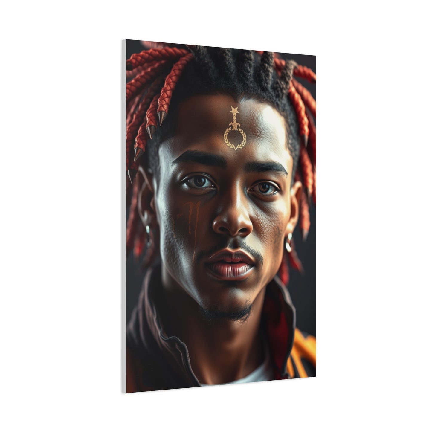 Vivid Symphony Portraiture Wall Art & Canvas Print