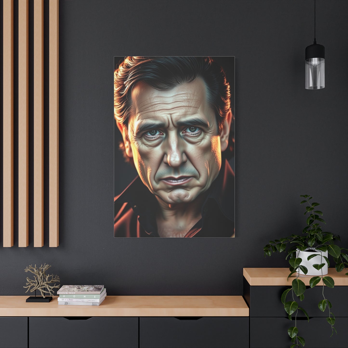 Johnny Cash Art Canvas Art 5 Wall Art & Canvas Print