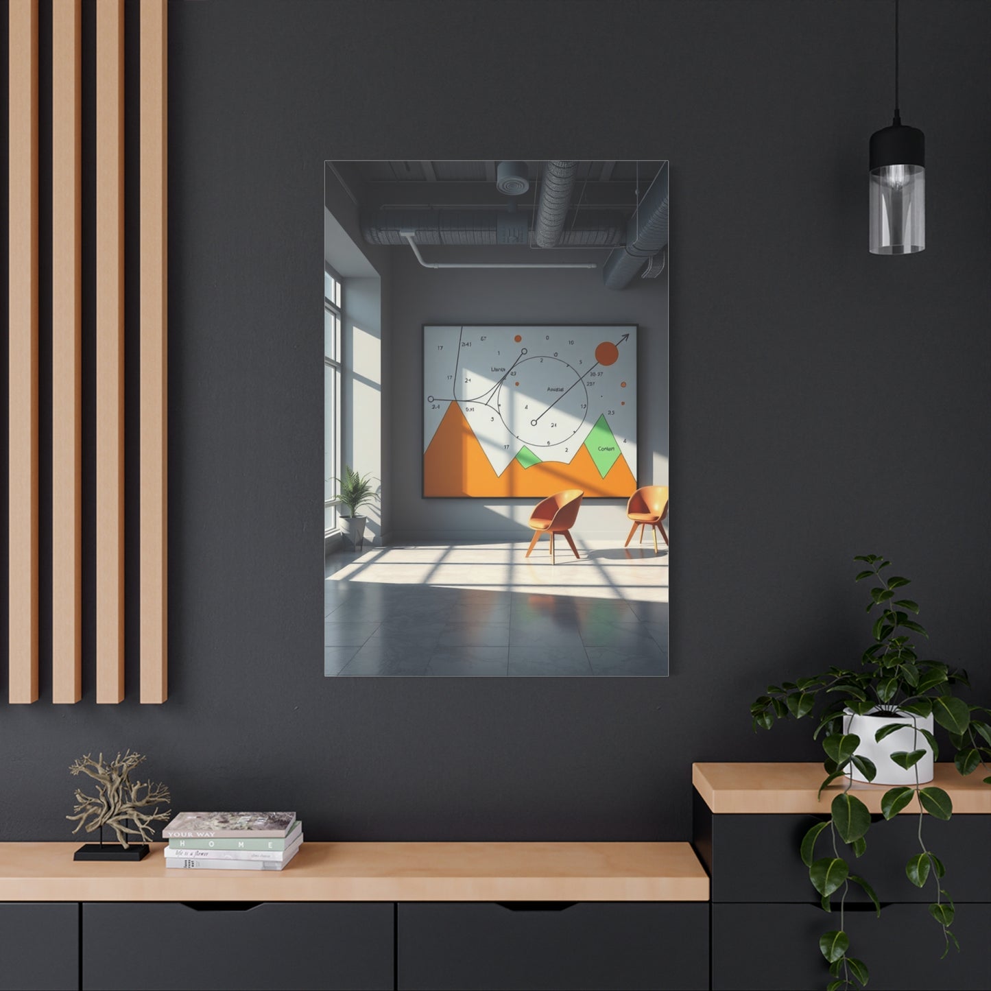 Elite Modern Math Art for Creative Spaces Vision Wall Art & Canvas Print