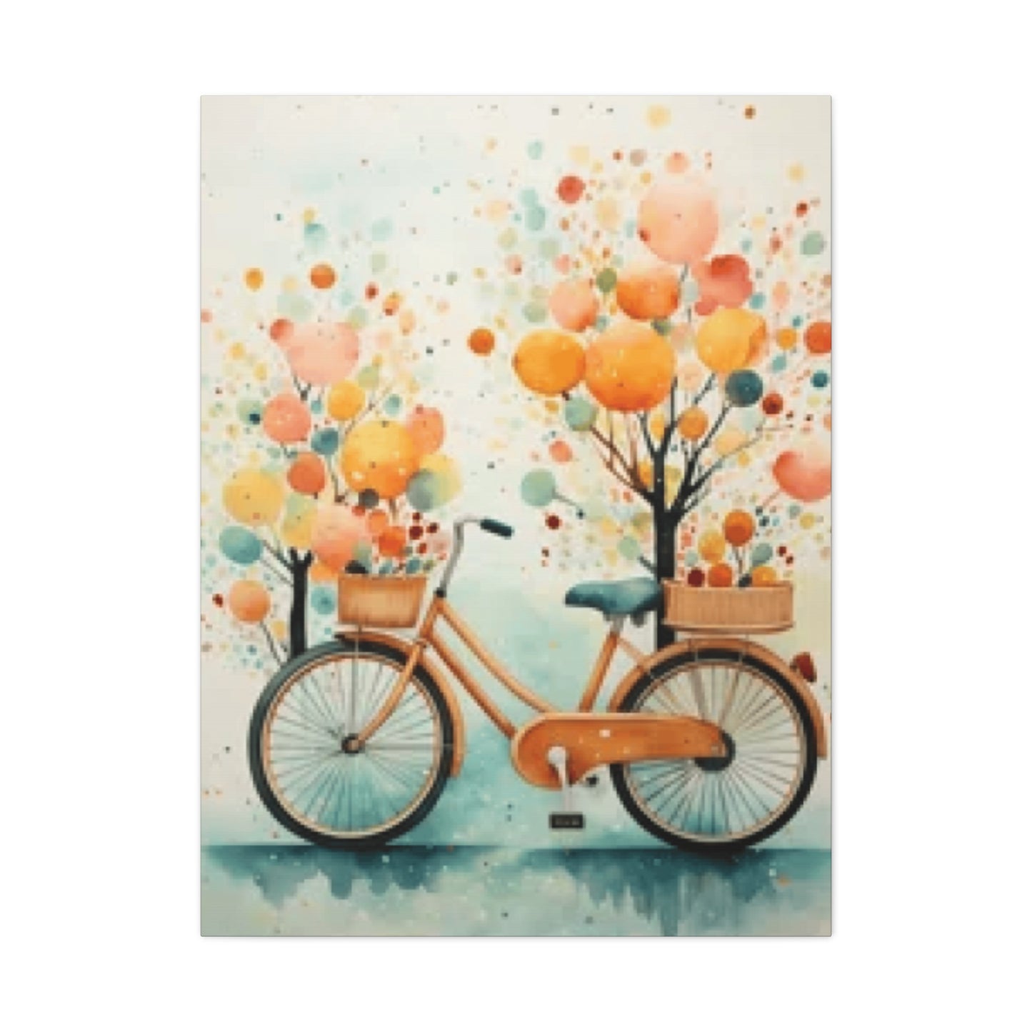 Bicycle and Balloons Wall Art & Canvas Prints