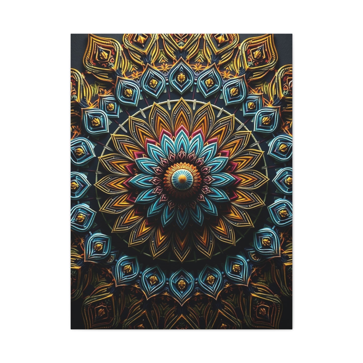 Vision Mandala Art Art Wall Art & Canvas Print