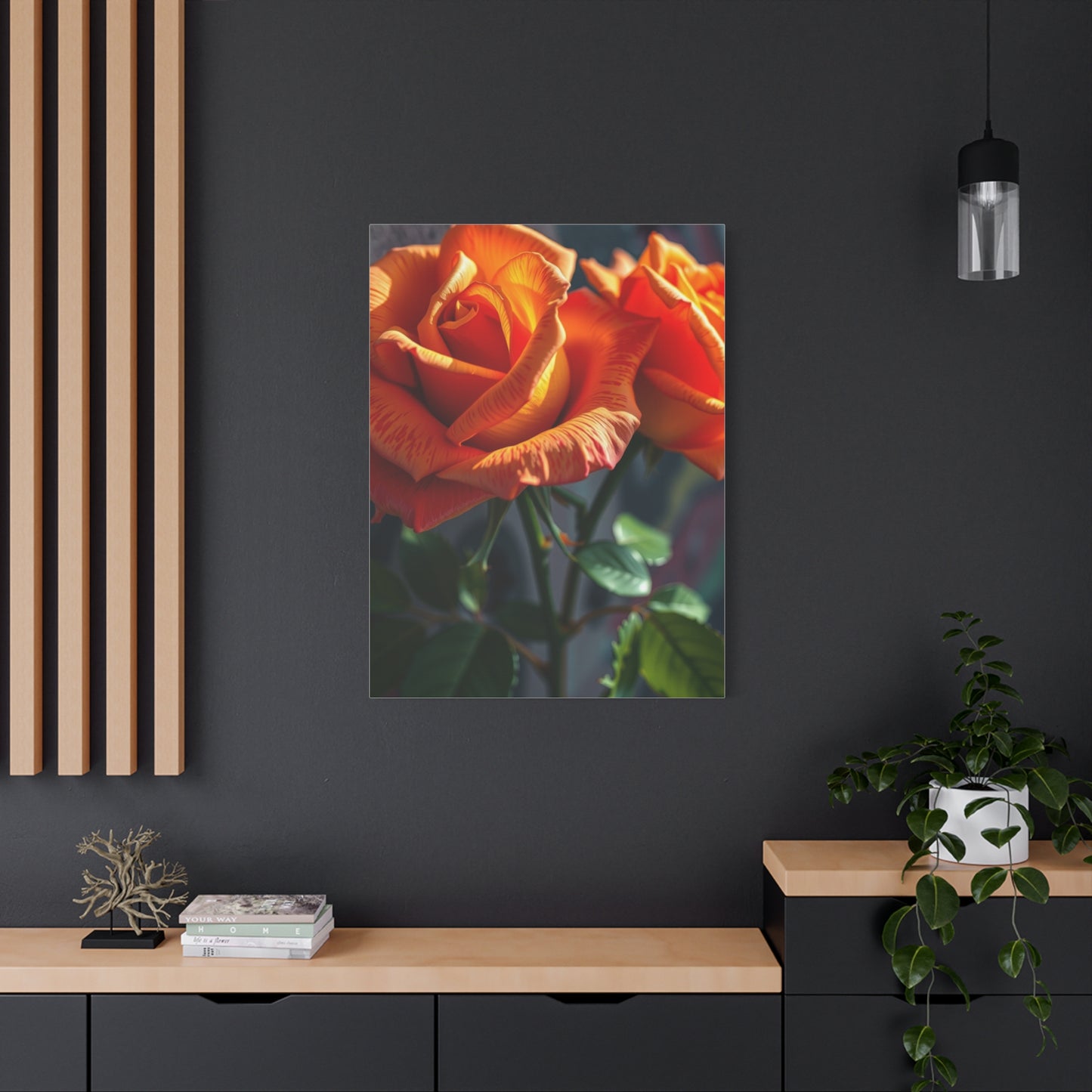 Graffiti Roses Art Premium Canvas 17 Wall Art & Canvas Print