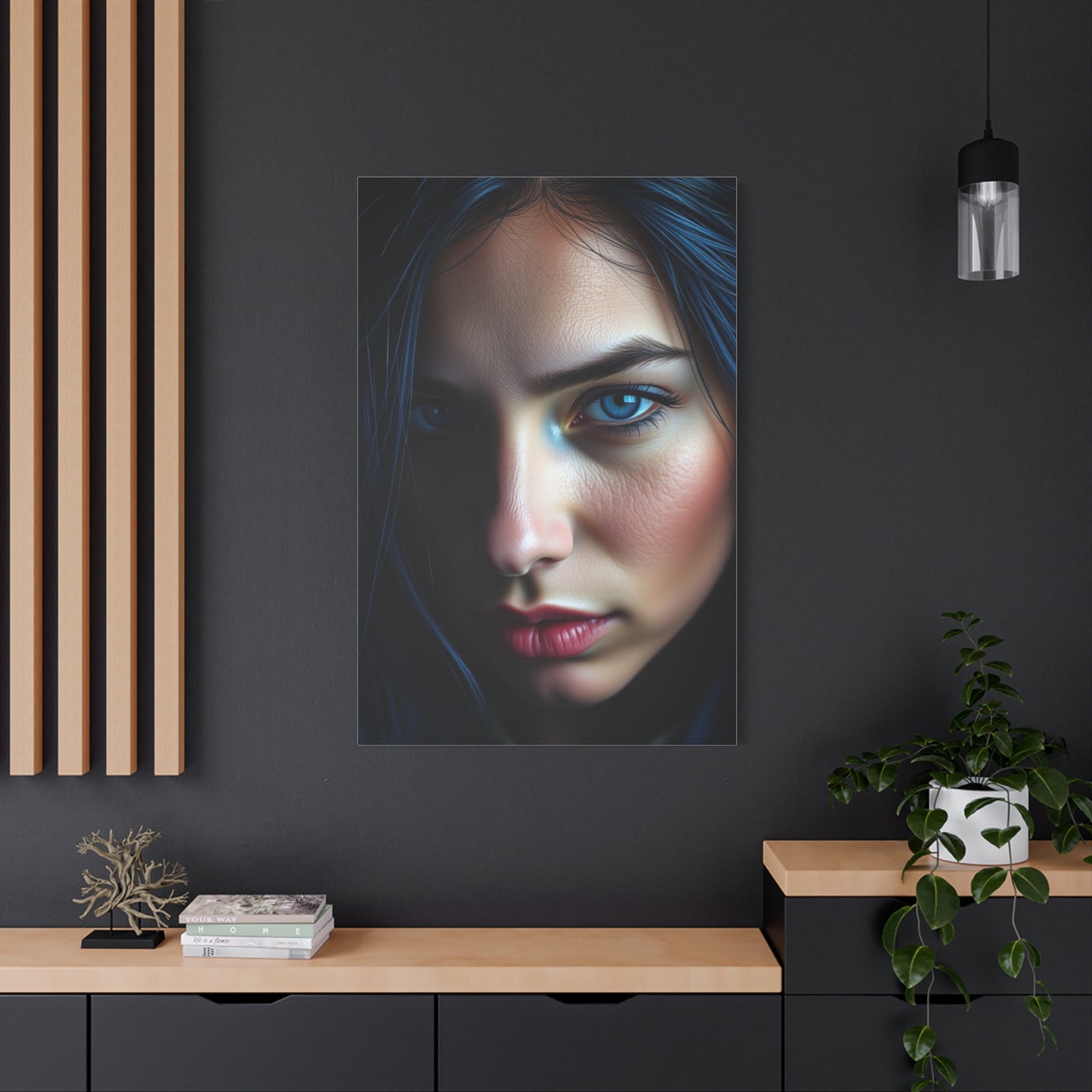 Azure Elegance Canvas Wall Art & Canvas Print