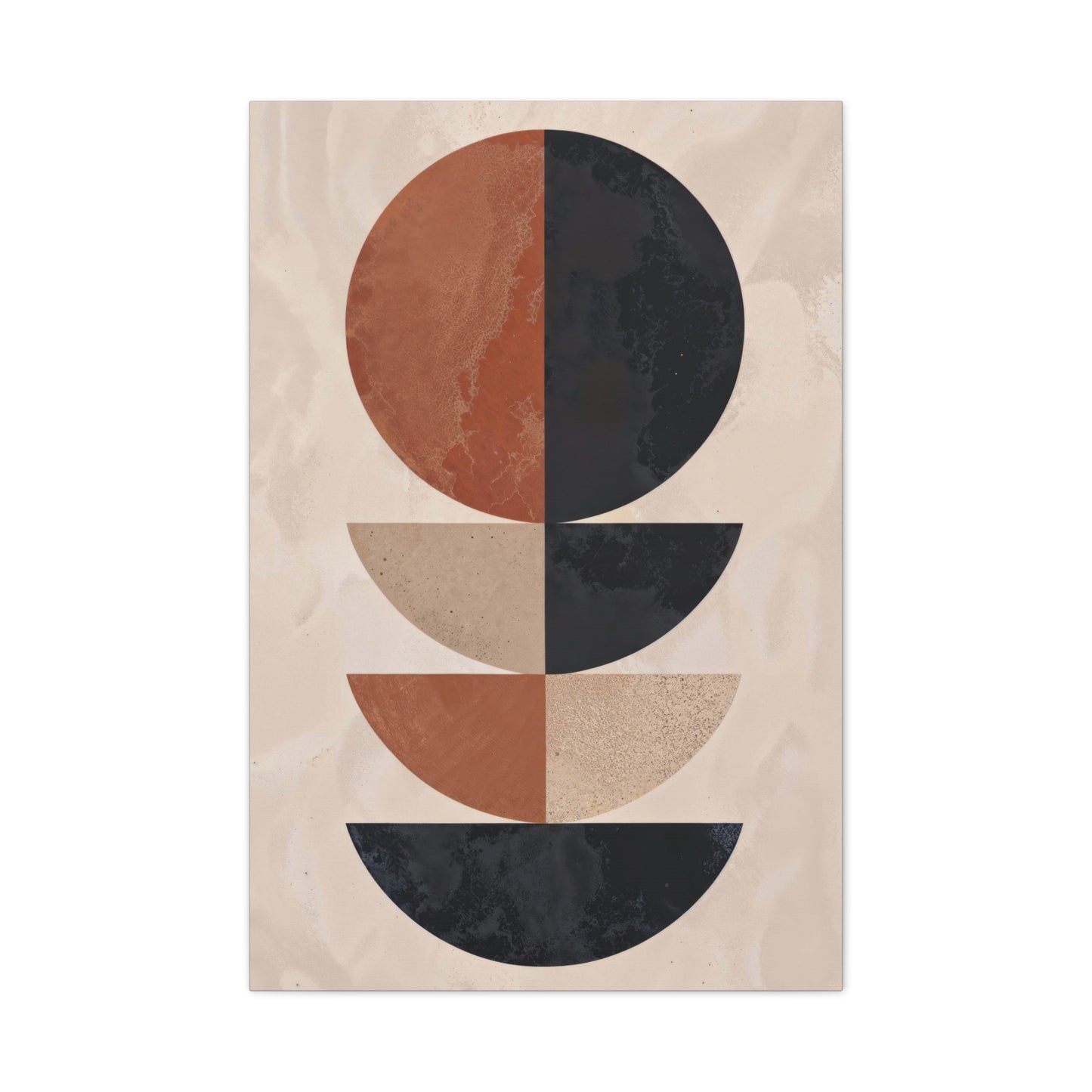 Abstract Brown Black Earth Tones Wall Art & Canvas Prints