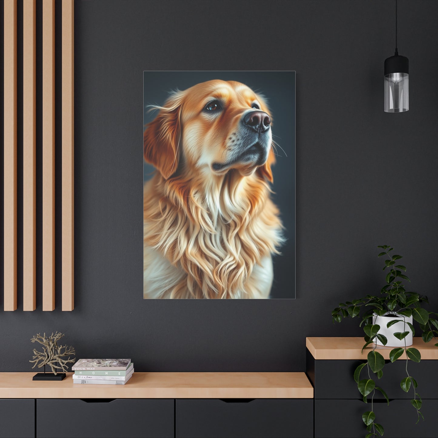 Golden Retriever Art Luxury Canvas Wall Art & Canvas Print