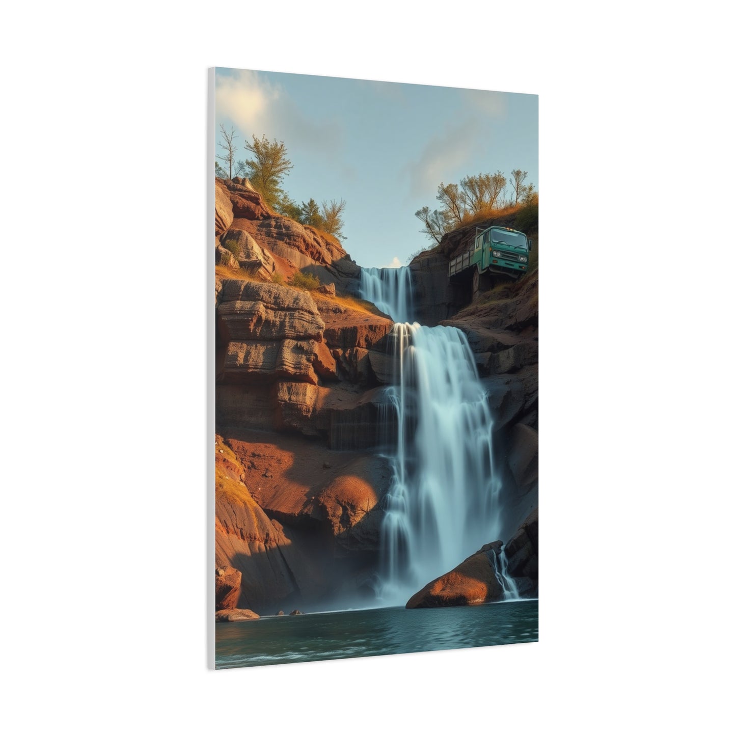 Refined Torrent Aesthetic Wall Art & Canvas Print