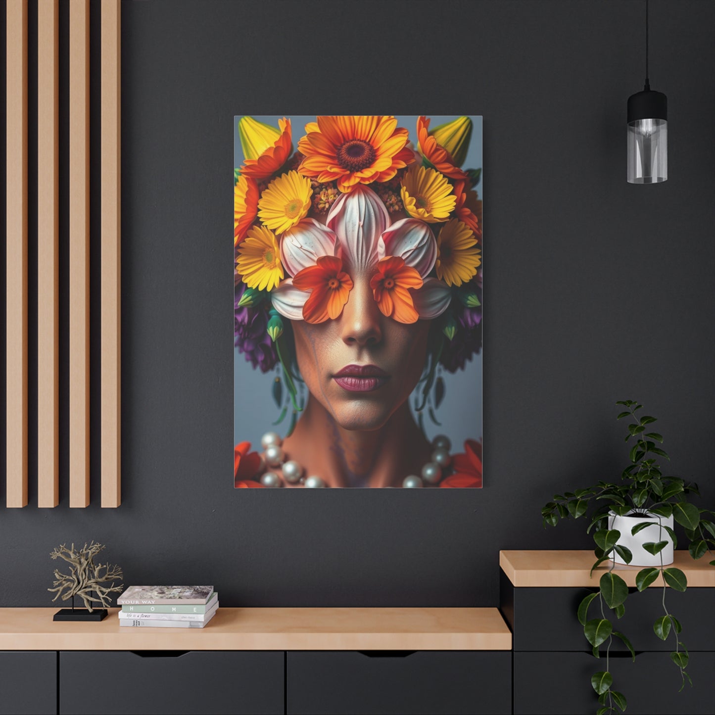 Petal Crown Reverie Wall Art & Canvas Print