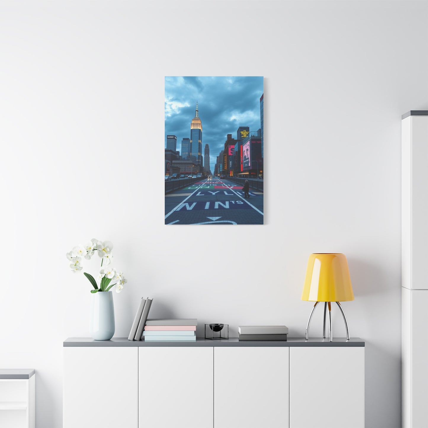 Manhattan Twilight Panorama Wall Art & Canvas Print