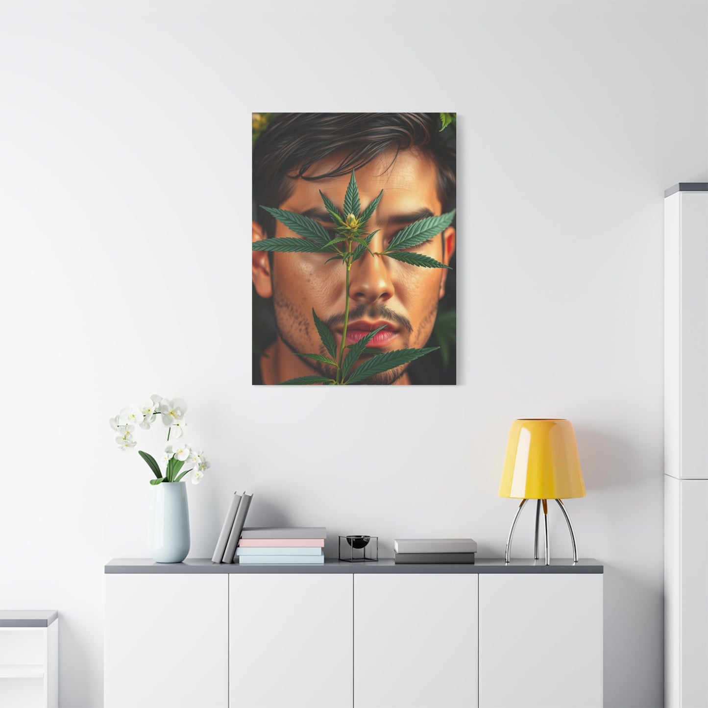 Gilded Herb Essence Art Wall Art & Canvas Print